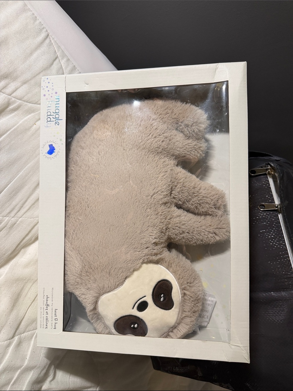 Plush Sloth Cuddle Pillow - Taupe